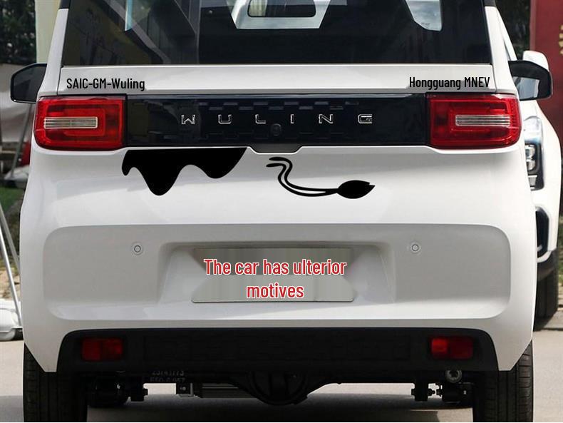 Wuling Hongguang MINI & ORA R1/R2 Niedliche Cartoon Autoaufkleber und Abziehbilder