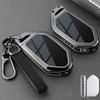 Zinc Alloy Key Cover Case for KIA K3/Seltos/EV5/Sportage/Stonic/KX3/Sportage/EV9 - Protective Key Fob Shell Key Bag Chain