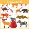 Animal Scene Decor Pvc Static Models Jungle Creatures For Childrens Play Area
