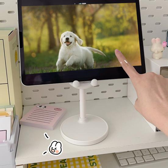 Desktop-Telefonhalter-Pad mit Schwamm, höhenverstellbar, multifunktional, platzsparend, kompakte Telefonhalterung