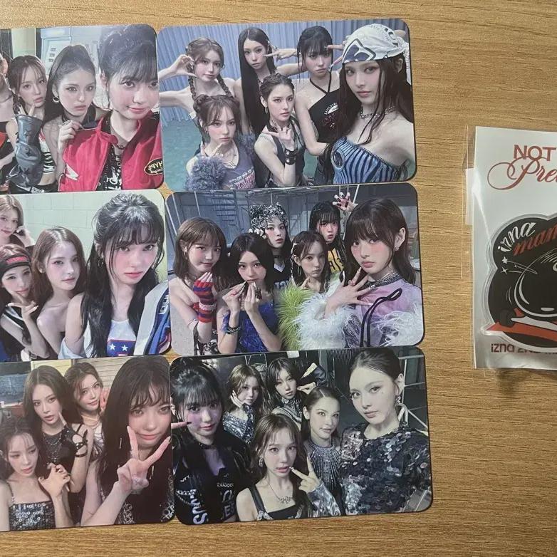 Izuna Izna Showcase Admission Photocard Griptalk Set