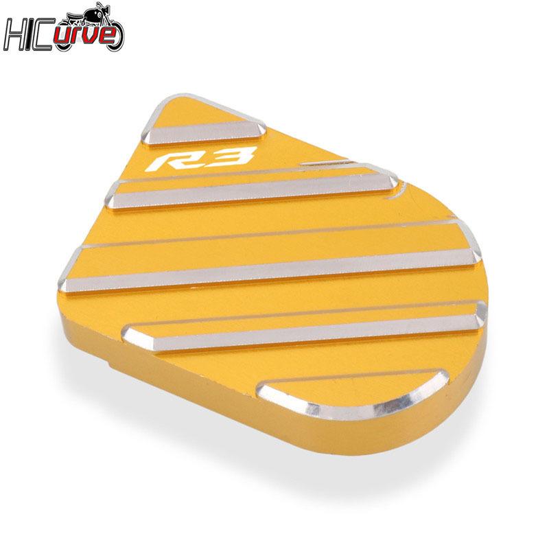 For YZF R3 R25 YZF-R3 YZF-R25 YZFR3 YZFR25 2015-2023 Motorcycle CNC Rear Foot Brakes Pedals Levers Step Plate Extension
