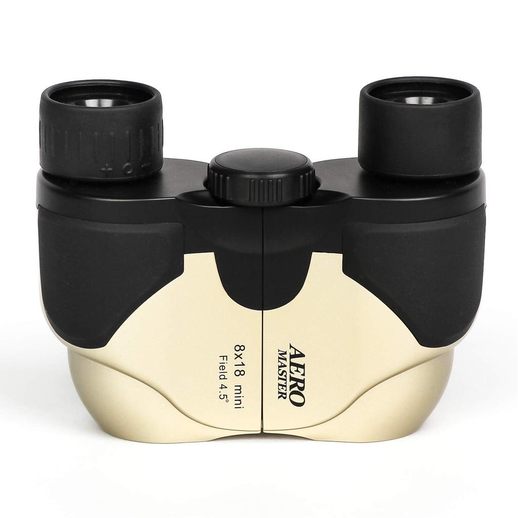 Kenko AERO MASTER 8x18 mini Porro Prism 8x 18mm Lightweight and 97613 Binoculars, Type, Magnification, Aperture, Compact, Gold,