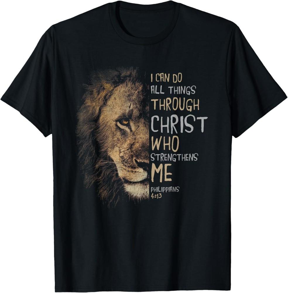 Новая Лимитированная Христианская Футболка  Я Могу Все Через Христа  Унисекс XXXXL