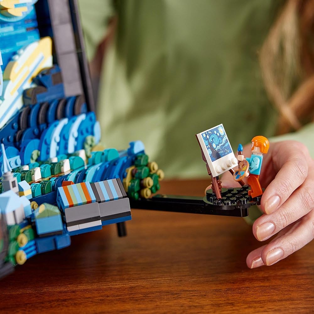 LEGO Ideas Van Gogh Starry Night 2316 Pieces Building Block Toy Art Model Home Decor Collection