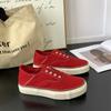 Summer new breathable canvas shoes one-pedal lazy casual board shoes 1723