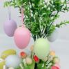Personalized Easter Crafts Artistic Painting Easter Eggs Set Tree Hanging Pendants Easter Decorations Plastic