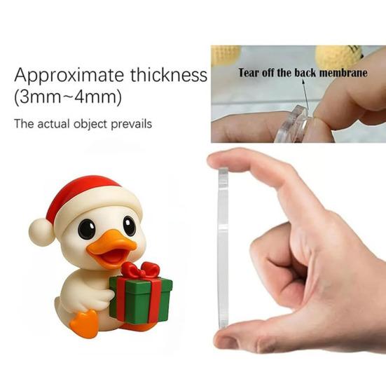 Call Duck Advent Calendar 2025 24 Days Surprise Christmas Countdown Calendar with 24 Acrylic Duck Ornaments Gifts for Toddlers Boys Girls