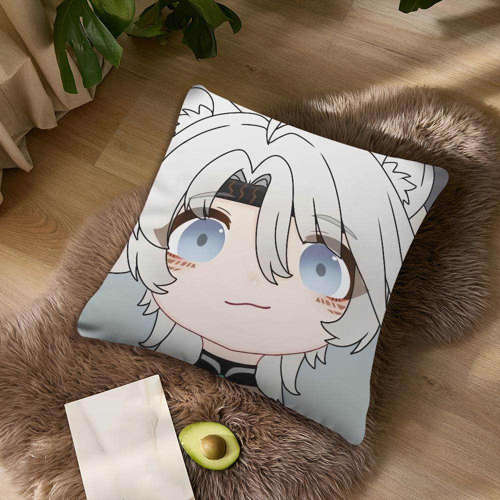 Wuthering Waves Cute Q Version Jinhsi Changli Cushion For Bedroom Car Coffee Shop Soft And Living Room Sofa Pillow Cover Case