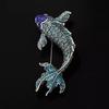 Creative Koi Brooch, High-end Women's Exquisite Festive Lucky Carp Corsage, Niche Design Sense Brooch