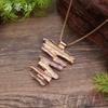 New Color Oil Exaggerated Geometric Lines Long Pendant, Personalized Women's High-end Necklace