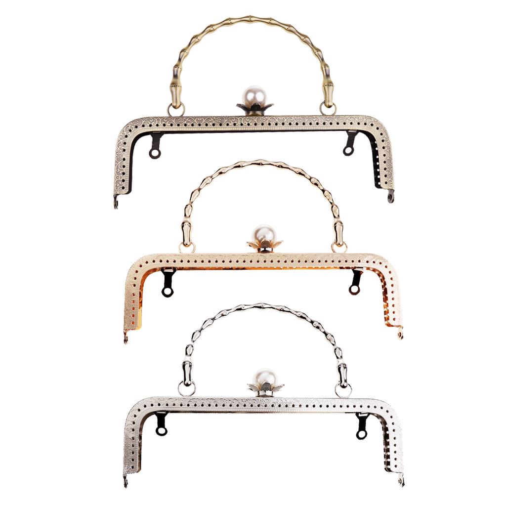 Metal Bead Clasp DIY Close Clasp Bag Clasp bag rack Metal Hanger for Coin
