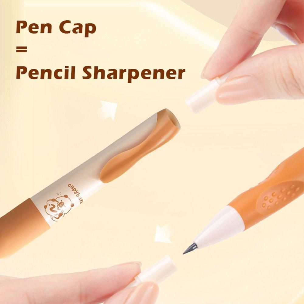 Correct Holding Pen Posture Mechanical Pencil Eraser Set 2.0mm HB Lead Students Drawing Sketching Propelling Pencil