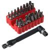 1/4in Security Screwdriver Bit Set Hollow L-type Double-ended Ratchet Wrench  Repair