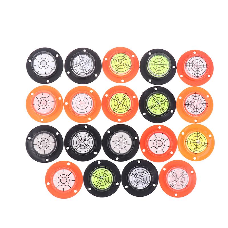 50*9/12/17Mm Round Horizontal Bubble Level High Precision Bubble Level Bulls Eye Horizontal Spirit Level For Desktop Wooden