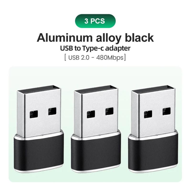 Mobile Phone Adapter Type C to USB Adapter 3.0 USB-C 3.1 Male OTG A Female Data Connector For MacBook Pro iPad Mini 6/Pro