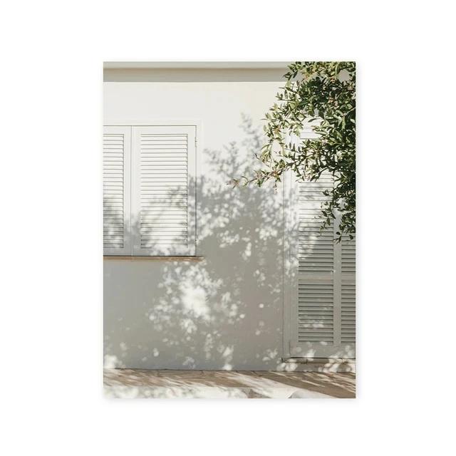 Spanish Architecture Puglia Village Photography Poster & Prints Green Leaf Indoor Plants Painting Decor Boho Picture Home Decor