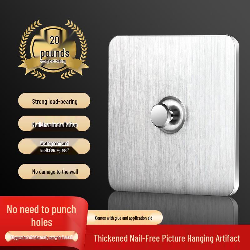 Strong Adhesive, Hole-Free Wall Hooks for Hanging Wedding Photos and Paintings