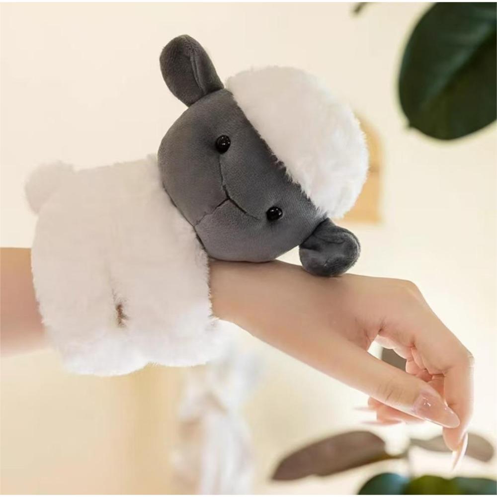 Neues Kapibara liegender Ring Armband Kapibara Knallring Plüschtier Puppe Handgelenkspuppe
