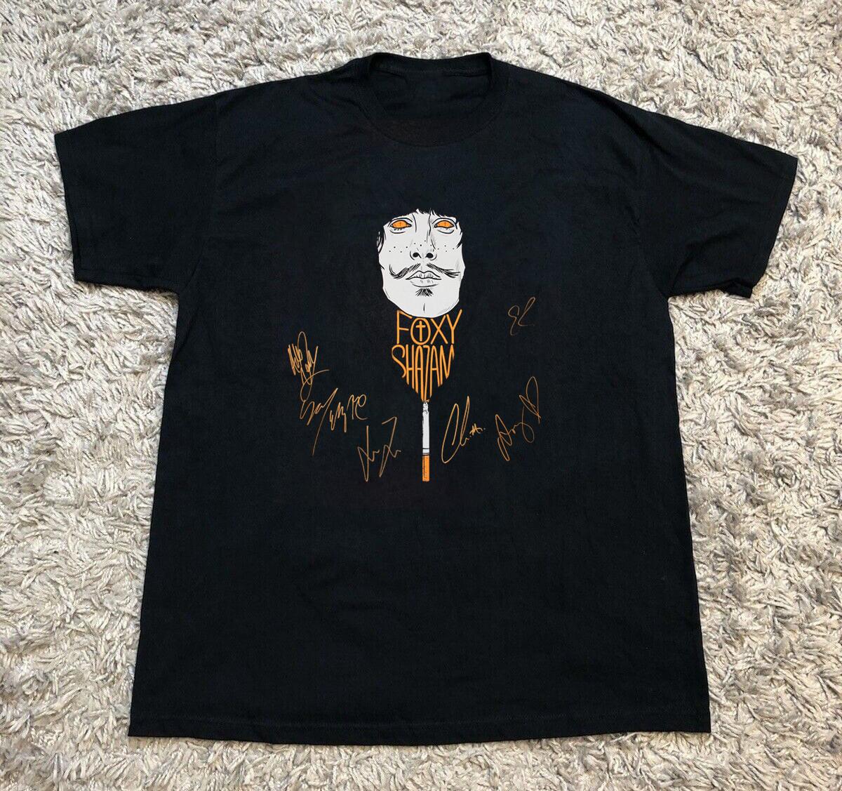 NEW RARE! Foxy Shazam signature black Shirt Full size S-5XL MI697 XL