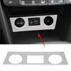 Car Styling Interior Console Air Conditioner Button Cover Trim Decoration for Hyundai Encino Kauai  2017 2018