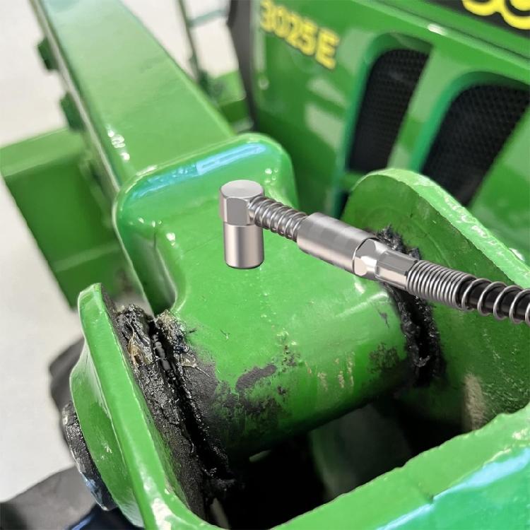 Fettpressen-Adapter-Düsenkupplungen Fittings, 90-Grad-Schmierwerkzeug Geeignet für schwer zugängliche Fittings Werkstatt