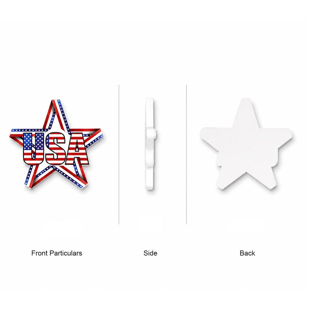 Independence Day Outdoor Yard Decoration Double Sided Hanging Ornaments