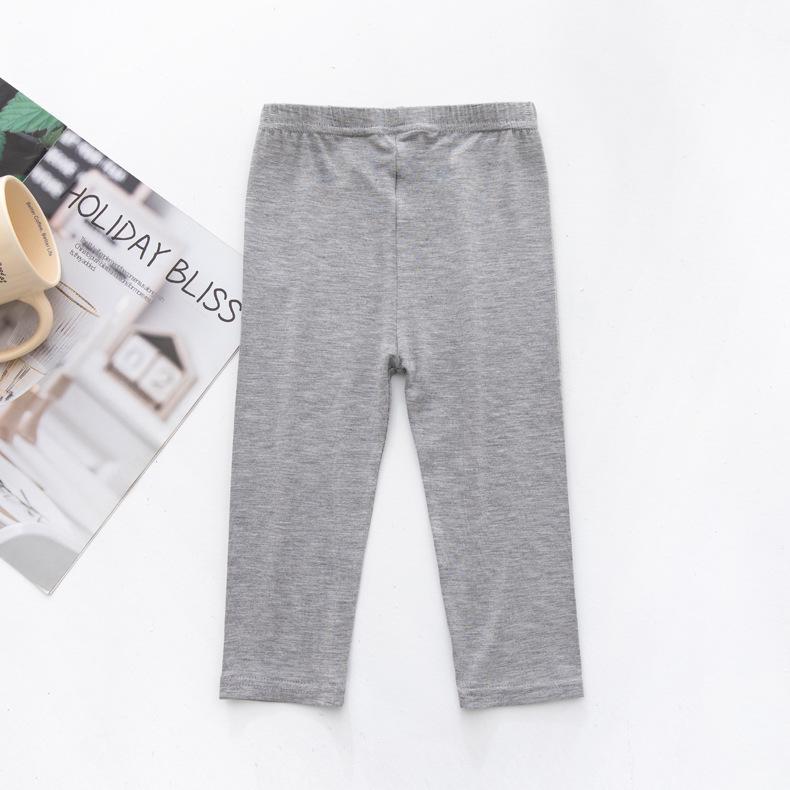 Letní dívčí legíny s potiskem bonbonů: Všestranné, Elastické, Tenké, Délka 9 bodů