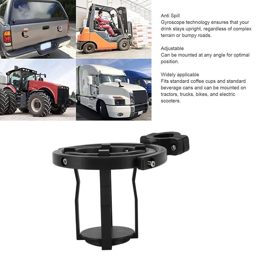 Resin Car Cup Holder Gyro Structure Anti-spill Cup Stand Drink Bracket Water Bottle Fixing