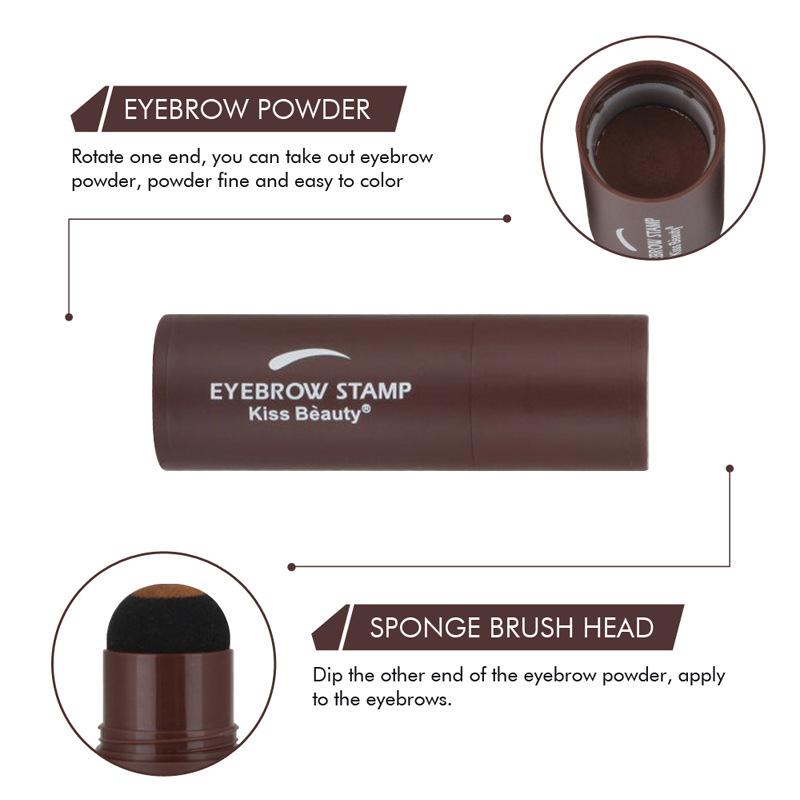 Kissbeauty Augenbrauenfarbe Creme schnelltrocknend und langanhaltend wasserdicht und schweißresistent Air Cushion Augenbrauenpuder Augenbrauencreme Make-up
