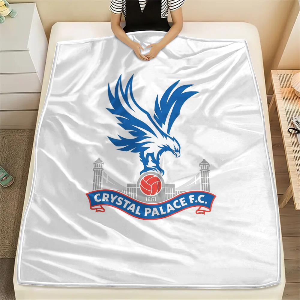 Couverture Flannelle Crystal Palace F.C, Haute qualité Confortable pour Toutes les Saisons, Décoration d'Intérieur, Chaleur et Confort
