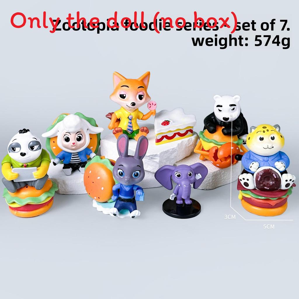 Zootopia Pvc Collectible Figures With Articulated Joints For Toy Enthusiasts