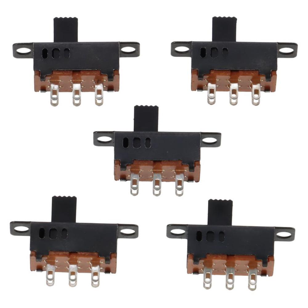 10pcs 6 Pin 3 Position Micro Mini Toggle Switch SS-23D32G6 Panel Mount Slide Switches 6mm 50V 0.5A Vertical Latching