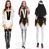 Eye-catching Naughty Nun Costume High Quality Black Fancy Dress For Women's Cosplay And Halloween