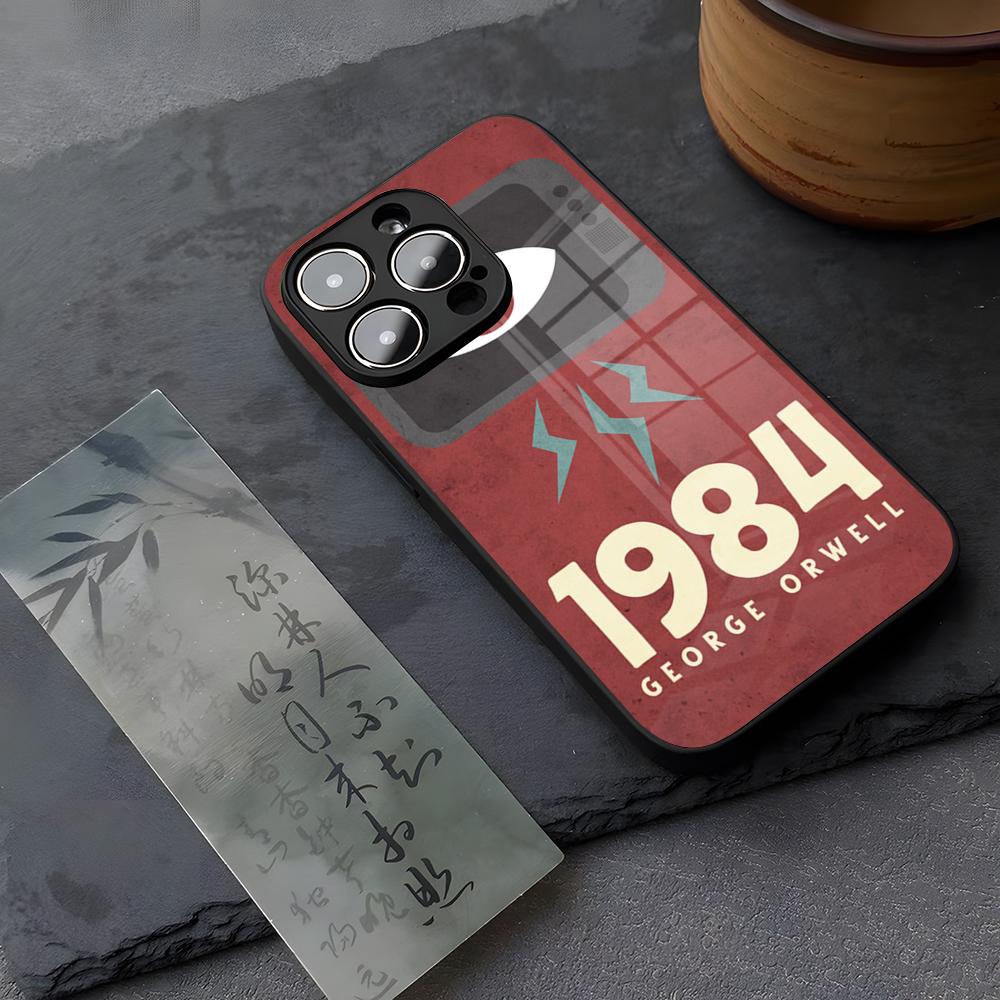 1984 George Orwell Book Novel Phone Case Tempered Glass For IPhone 13 17 14 16 12 15 11 Pro XS Max Plus Mini X XR SE2020 Coque