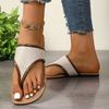 Fashion 2025 New Summer Flip Flops Women’s Slippers Plus Size Hot Sale Casual Low Heel Sandals for Outdoor Daily Beach Slippers Zapatos