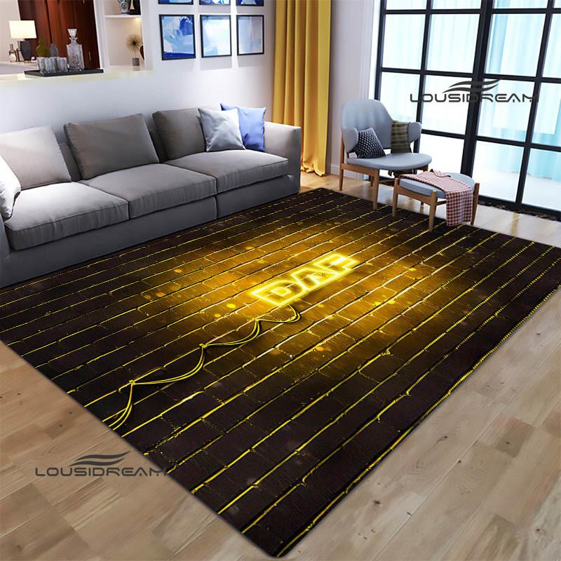 3D DAF Truck Retro Printed Carpet Living Room Bedroom Non-slip Carpets Yoga Mat Outdoor Carpet Kawaii Rug Birthday Gift