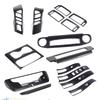 ABS Carbon Fibre For Nissan Frontier 2026+ Car Central Control Air Outlet Steering Wheel Glass Lifting Button Decorative Frame