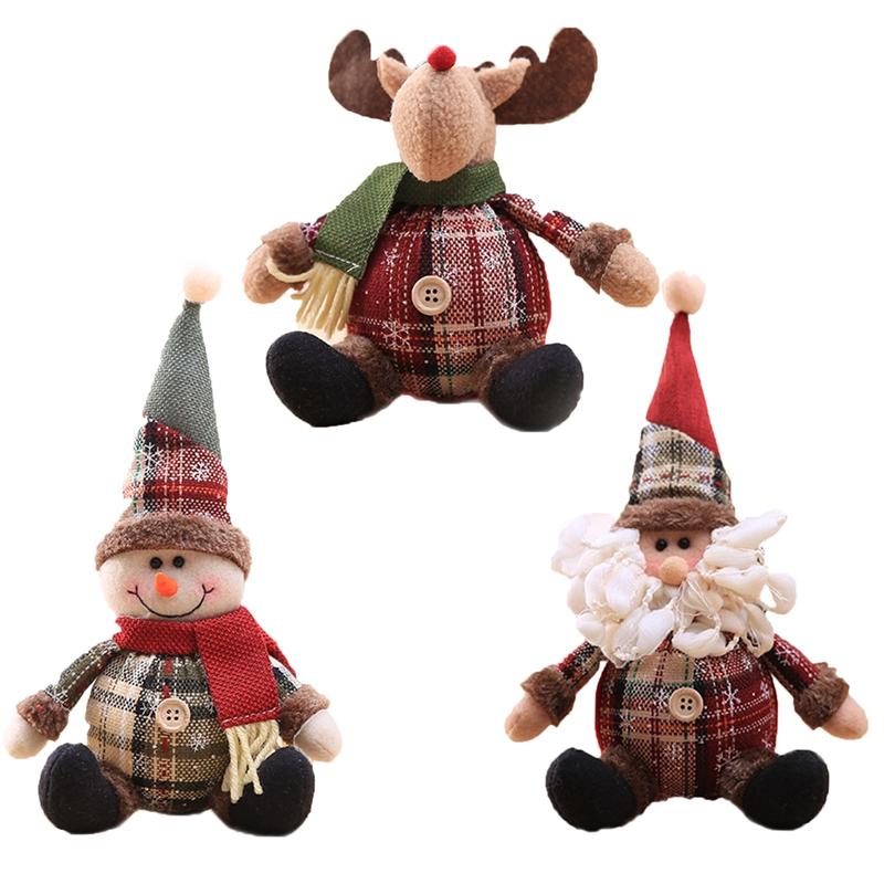 Panenka Santa Clause Vánoční dekorace Domácí dekorace Stolní losí panenka Vánoční ozdoby Vánoční dárky Šťastný nový rok