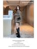 2024 Spring Women's Korean & British Style Woolen Slimming Casual Blazer