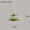 Retro Iron Art Pot Lid Pendant Lamp