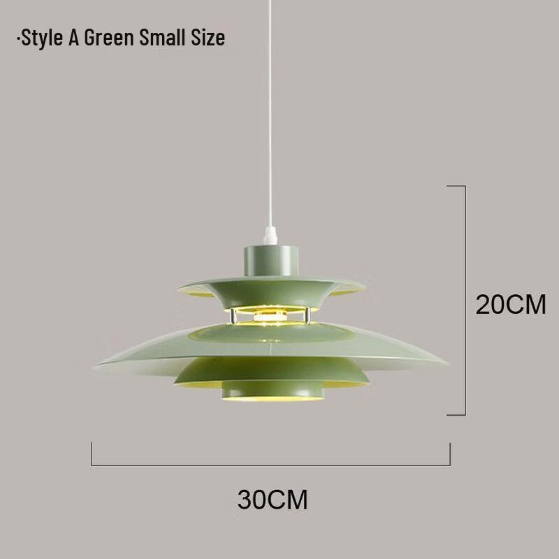 Retro Iron Art Pot Lid Pendant Lamp