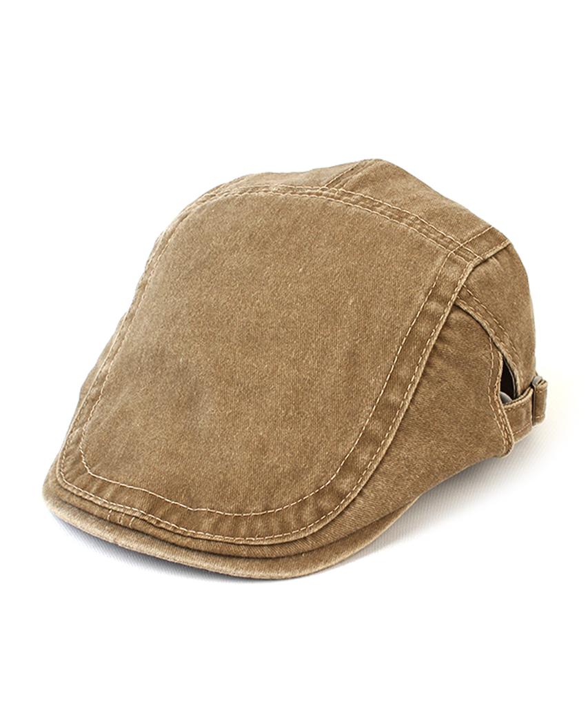 Soft Washing Beige Hunting Cap