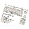 135 Keycaps Ergonomic PBT Keycap Set Mysterious Voynich Manuscript Theme Perfectly For Enhancing Desktop Aesthetics