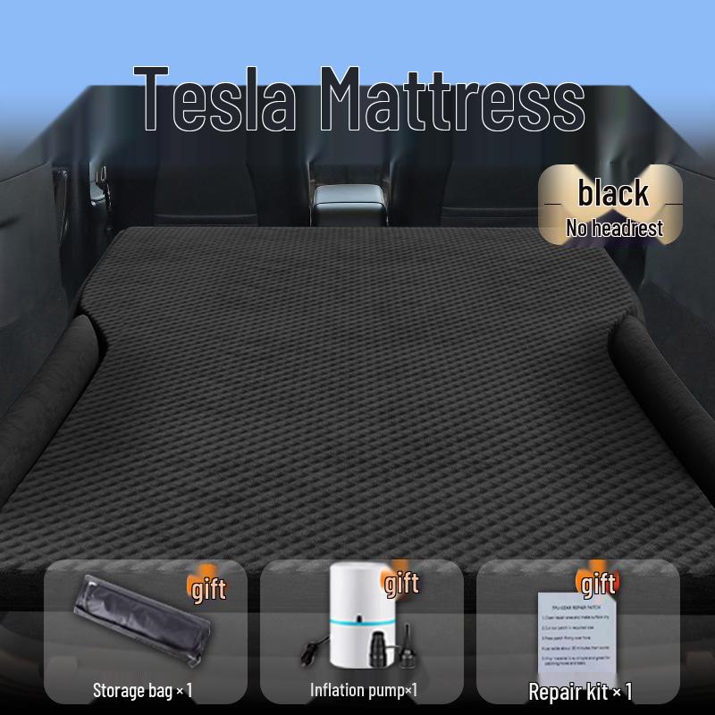 Tesla Model Y Refresh Trunk Mattress: Rear Seat Inflatable Sleeping Pad by Mao Dou Ya.