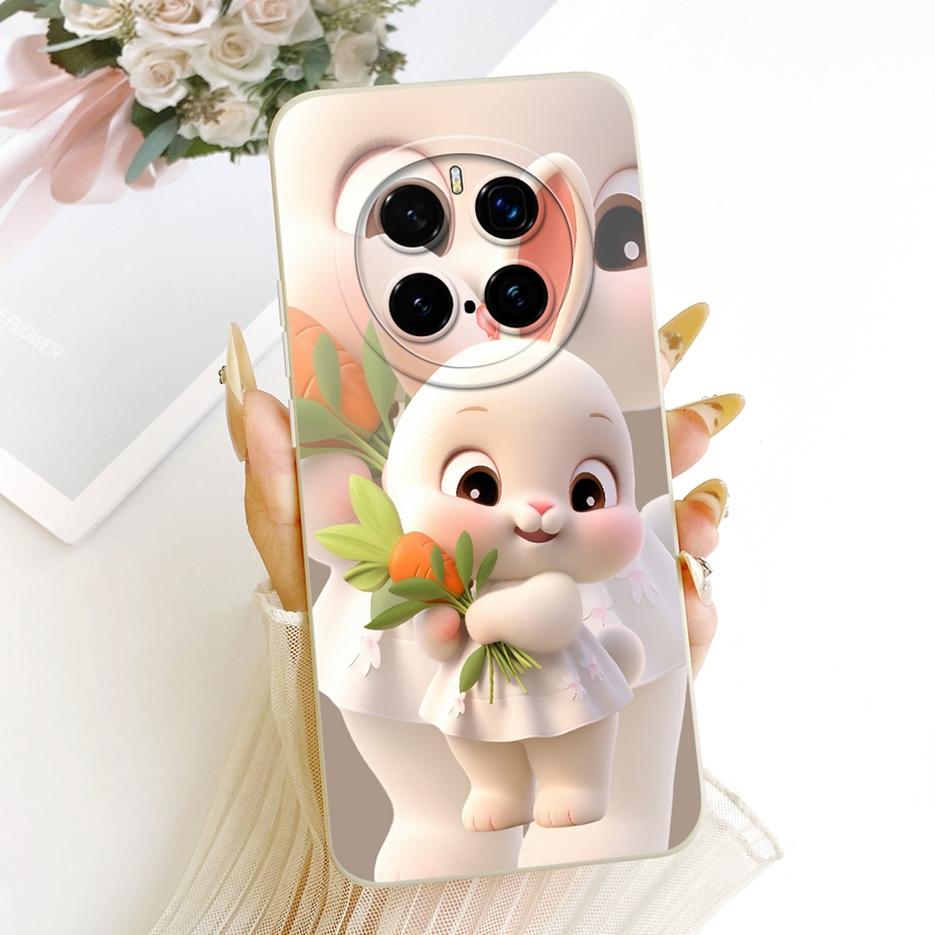 Für Honor Magic 7 Pro 5G Hülle PTP-AN10 Niedliche Katze Ente Cartoon Hülle Weiches TPU Mattes Handyhülle Für Honor Magic 7 Magic7 Pro Fundas