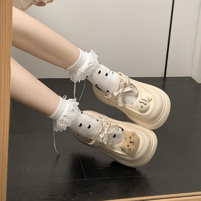 Internet celebrity explosion white heightened thick-soled hole shoes women's 2025 new summer wear anti-skid bag head drag