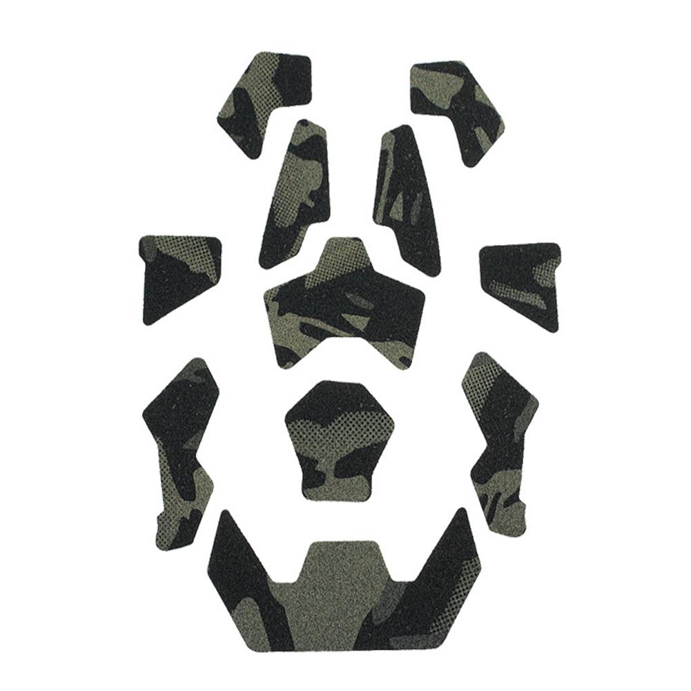 1 Set Taktische Airsoft-Helm-Aufnäher Universelles Außenband Helm Klettverschluss-Aufkleber-Set für Schnelle Helme Magic Sticker