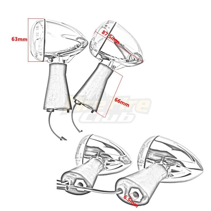 Front&Rear Motorcycle Halogen Turn Signal Lights Amber Indicators Relocation For Indian Scout Sixty BOBBER 2014- 18 17 16 15