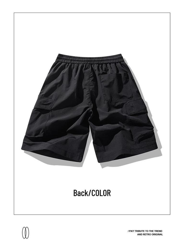 Chao Nan Da Men's American Style Loose Cargo Shorts - Summer Outdoor Casual Sports Pants